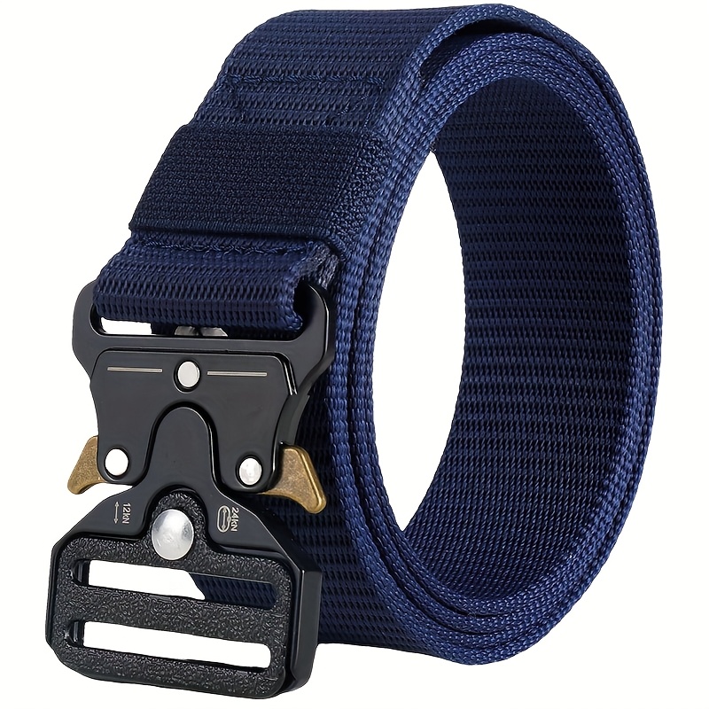 6pcs Men'S Tactical Heavy Duty Nylon Belts with Alloy Buckles